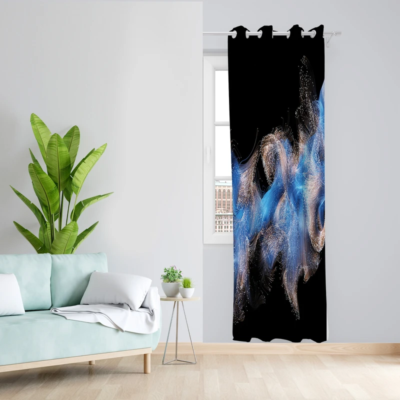 پرده مدل مخمل پانچی کد 2456 z سایز 140x200 سانتی متر