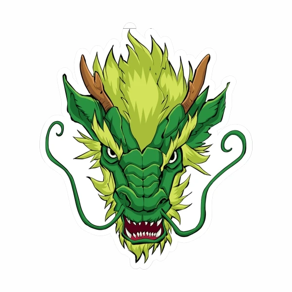 برچسب بدنه خودرو طرح اژدهای چینی Chinese Dragon کد 157
