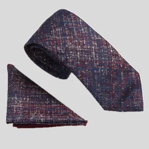 ست کراوات و دستمال جیب مردانه نسن مدل T170