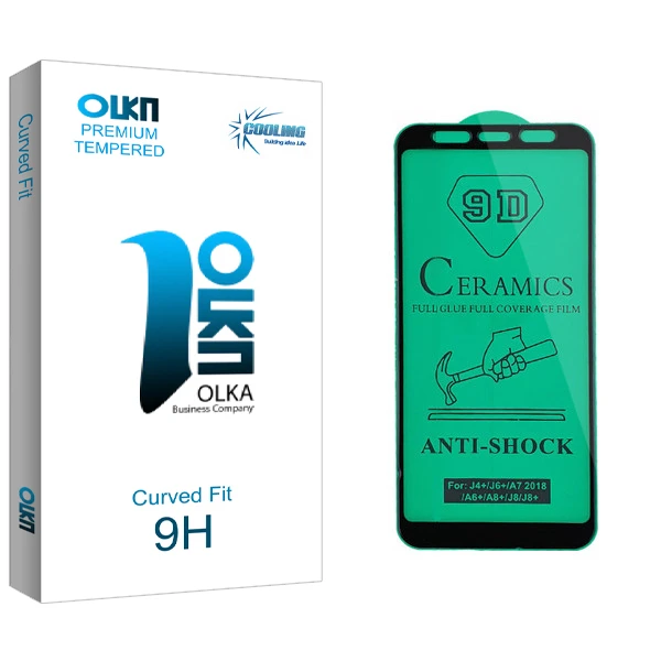 محافظ صفحه نمایش سرامیکی کولینگ مدل Olka glass مناسب برای گوشی موبایل سامسونگ Galaxy A7 2018/A750