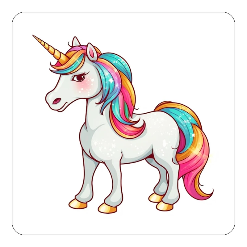 مگنت کاکتی طرح اسب تک شاخ و یونیکورن مدل mp31346