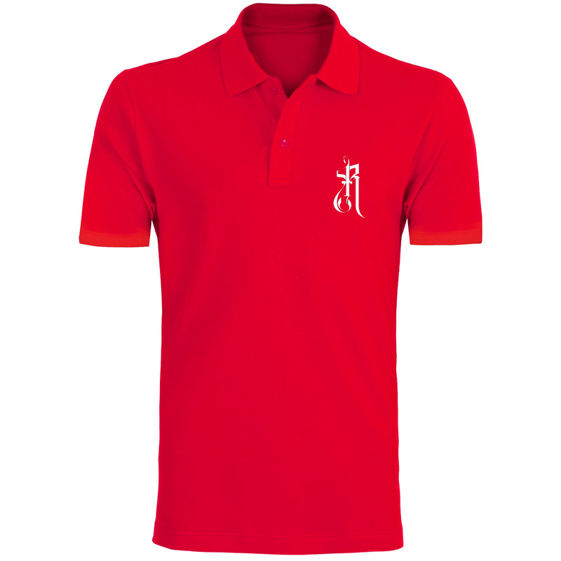 پولوشرت آستین کوتاه مردانه مدل چینی EE159 رنگ قرمز