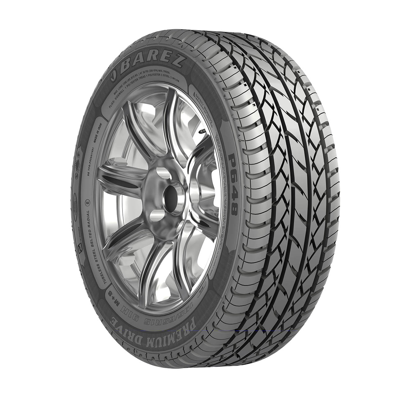 لاستیک خودرو بارز سری Premium Drive مدل P648 سایز 195/65R15