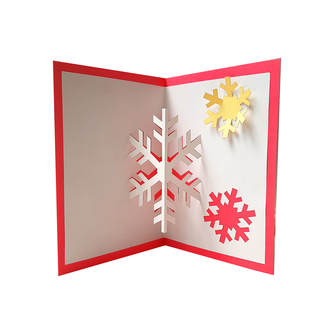 کارت پستال مدل سه بعدی کریستال برف کد 906