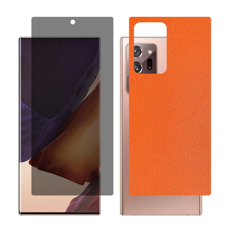 محافظ صفحه نمایش حریم شخصی گلس مدل Together مناسب برای گوشی موبایل سامسونگ Galaxy Note20 Ultra 5G به همراه برچسب پوششی