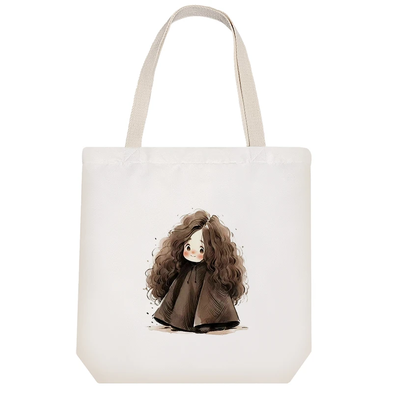 ساک خرید خندالو مدل دختر کیوت و بامزه کد H1989