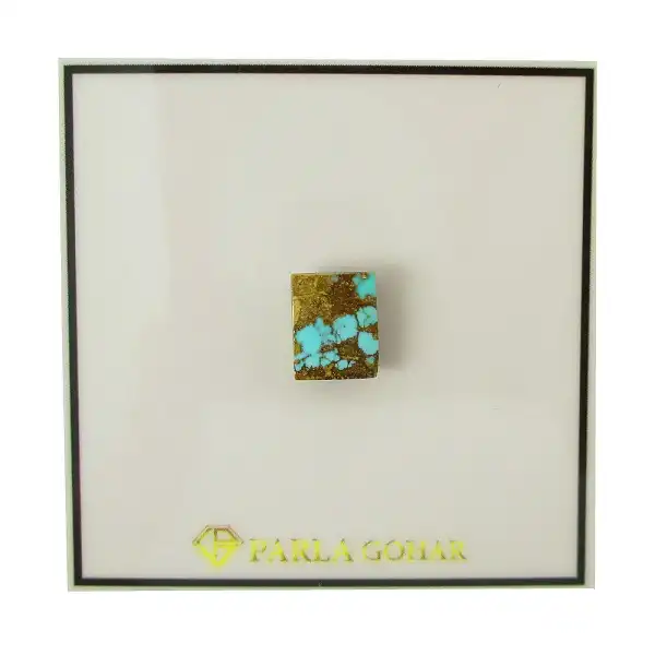 سنگ فیروزه نیشابوری پارلا گوهر کد 5597