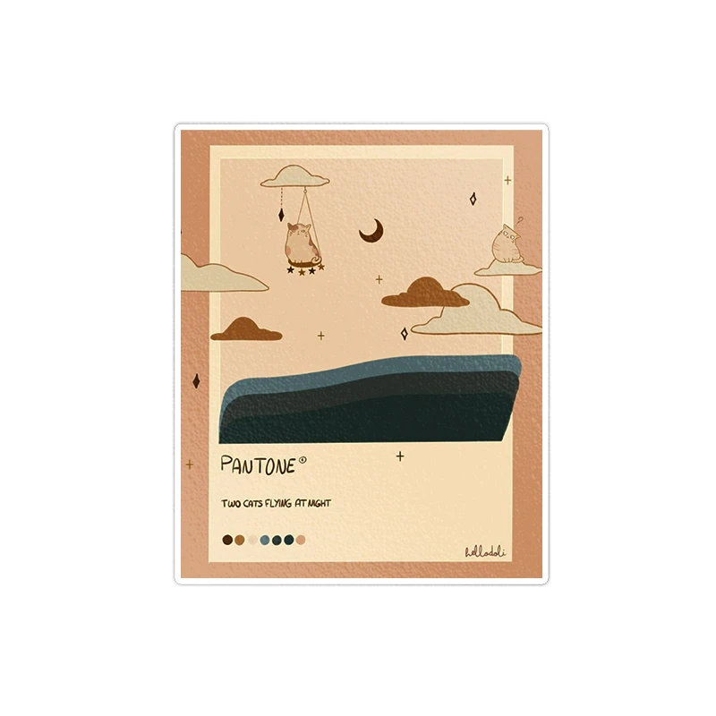  استیکر لپ تاپ ماسا دیزاین طرح pantone مدل STKA00192