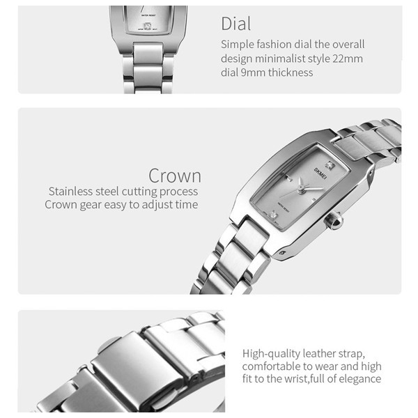 ساعت مچی عقربه‌ای کوارتز زنانه اسکمی مدل 1400