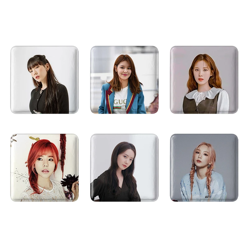 مگنت خندالو طرح گروه گرلز جنریشن Girls Generation کد 583A مجموعه 6 عددی