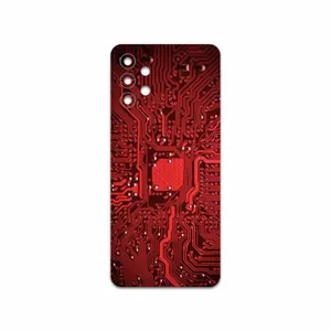 MAHOOT Red Printed Circuit Board Cover Sticker for Samsung Galaxy A32 5G