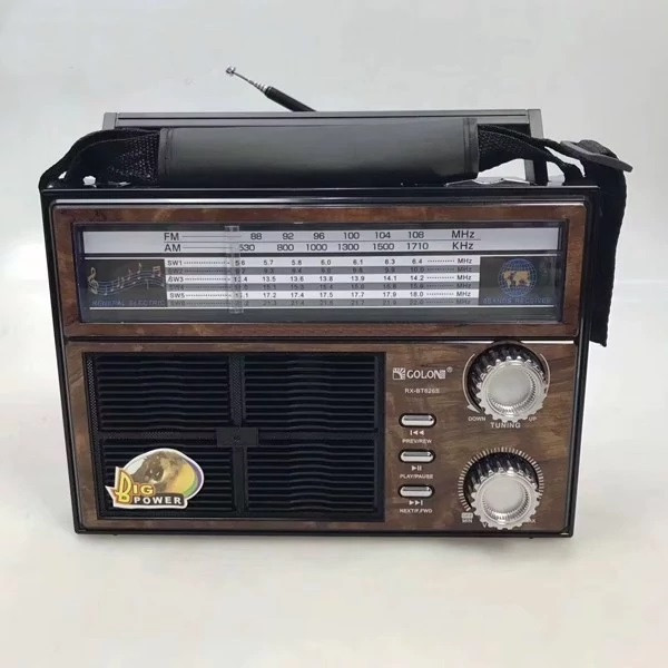 رادیو اسپیکر FM، AM، SW گولون مدل RX-BT-626S  دارای Bluetooth