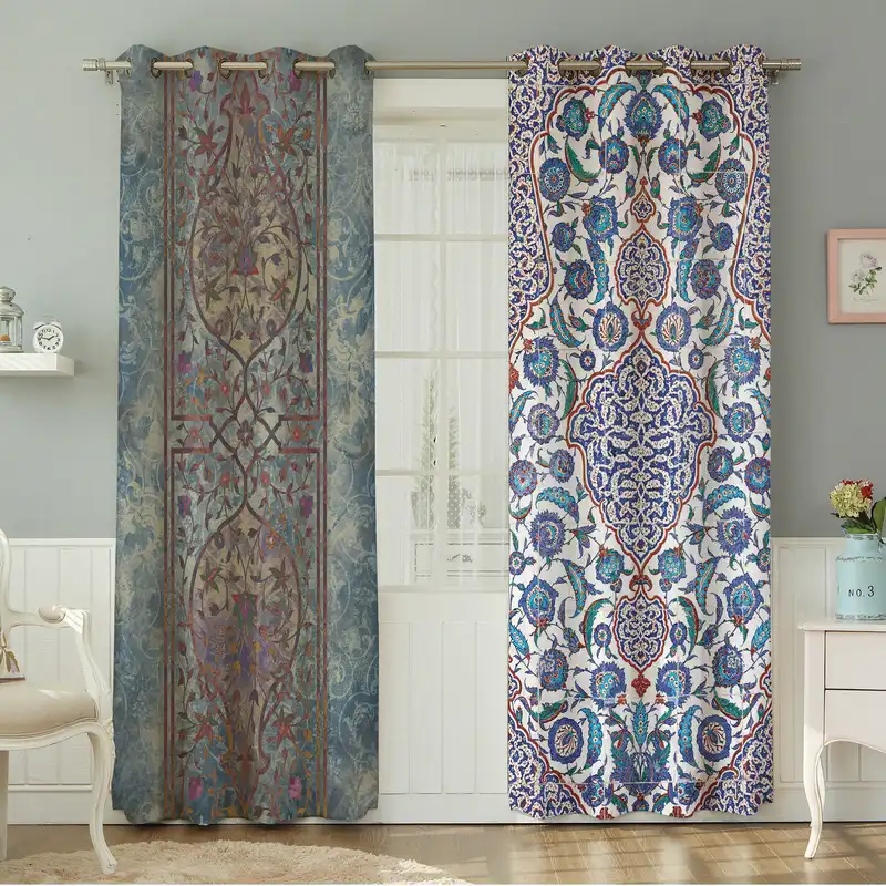 پرده نیروانا طرح مدرن مدل مخمل کد 4880 سایز 140×280 سانتی متر