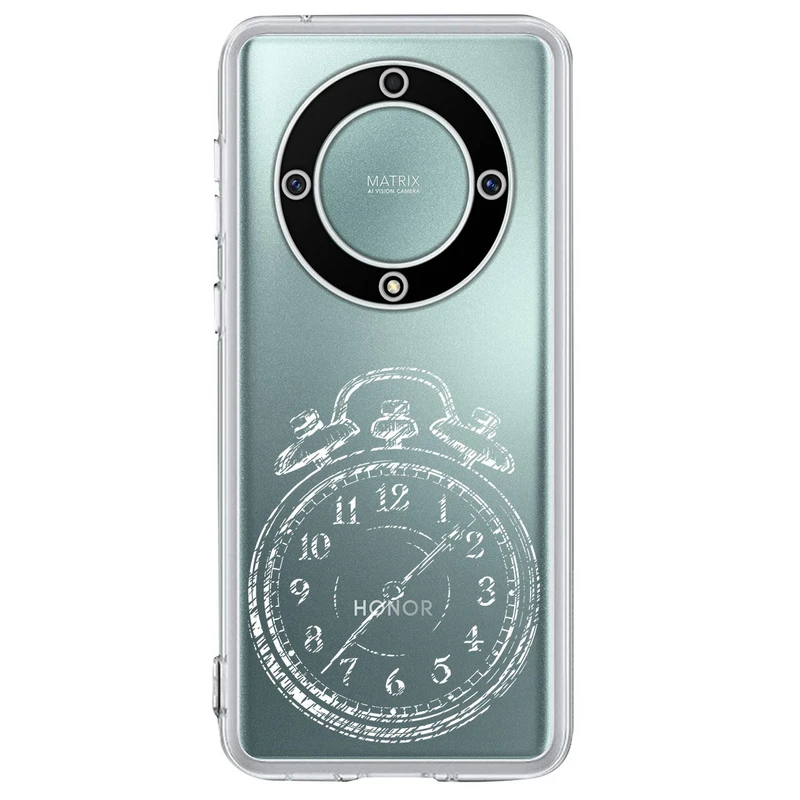 کاور مگافون طرح ساعت مدل C64-W مناسب برای گوشی موبایل آنر X9A