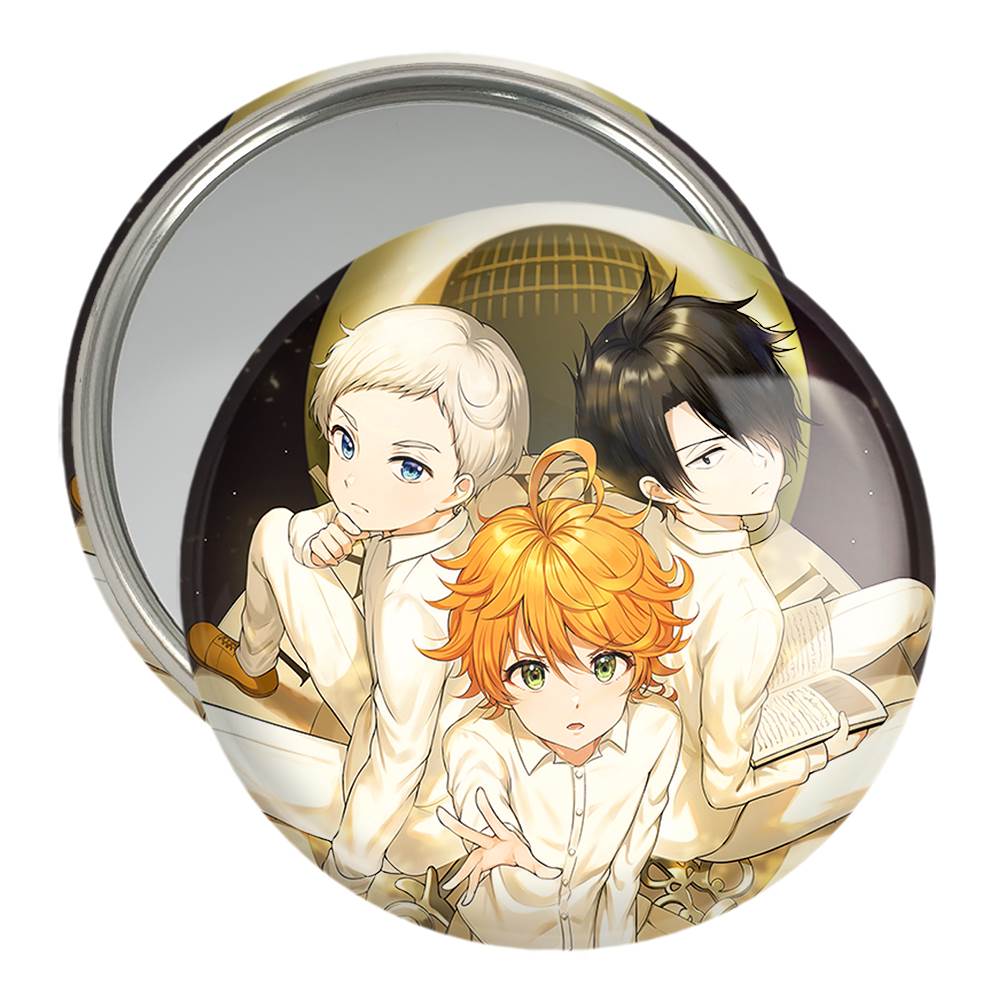 آینه جیبی خندالو مدل انیمه ناکجا آباد موعود Promised Neverland  کد 10115