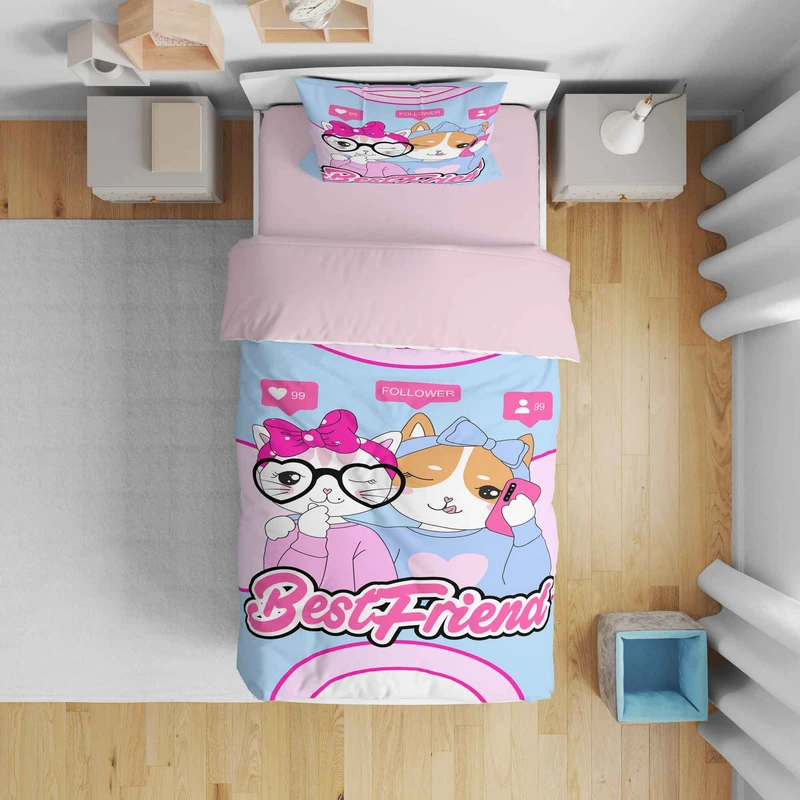 سرویس روتختی مدل BEST FRIENDS 5310 تکنفره 5 تکه