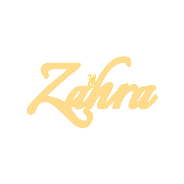 آویز گردنبند طلا 18 عیار زنانه کرابو طرح زهرا مدل Kr30588