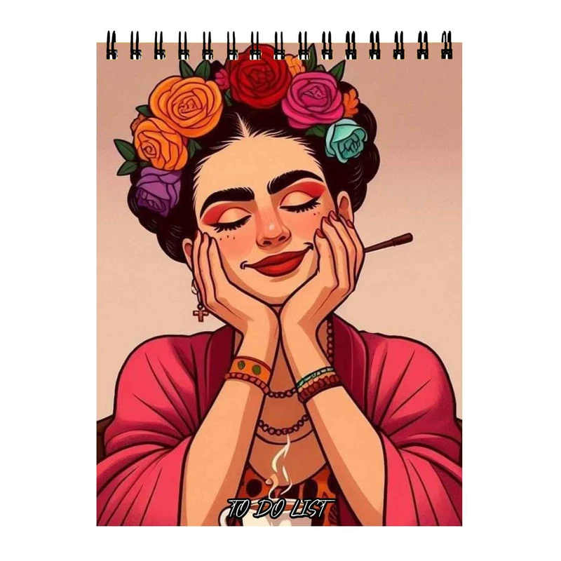 دفتر برنامه ریزی 50 برگ طرح فریدا کد 2921