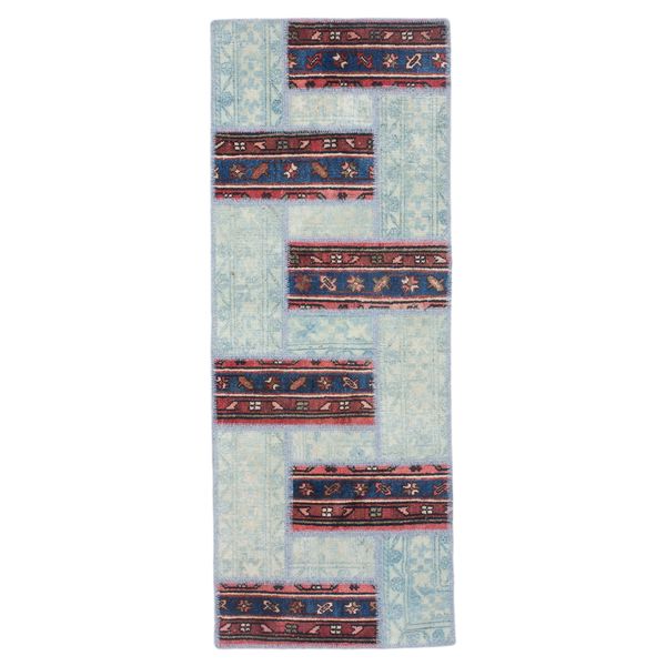 کلاژ فرش دستباف یک متری مدل دَپ کد 12729