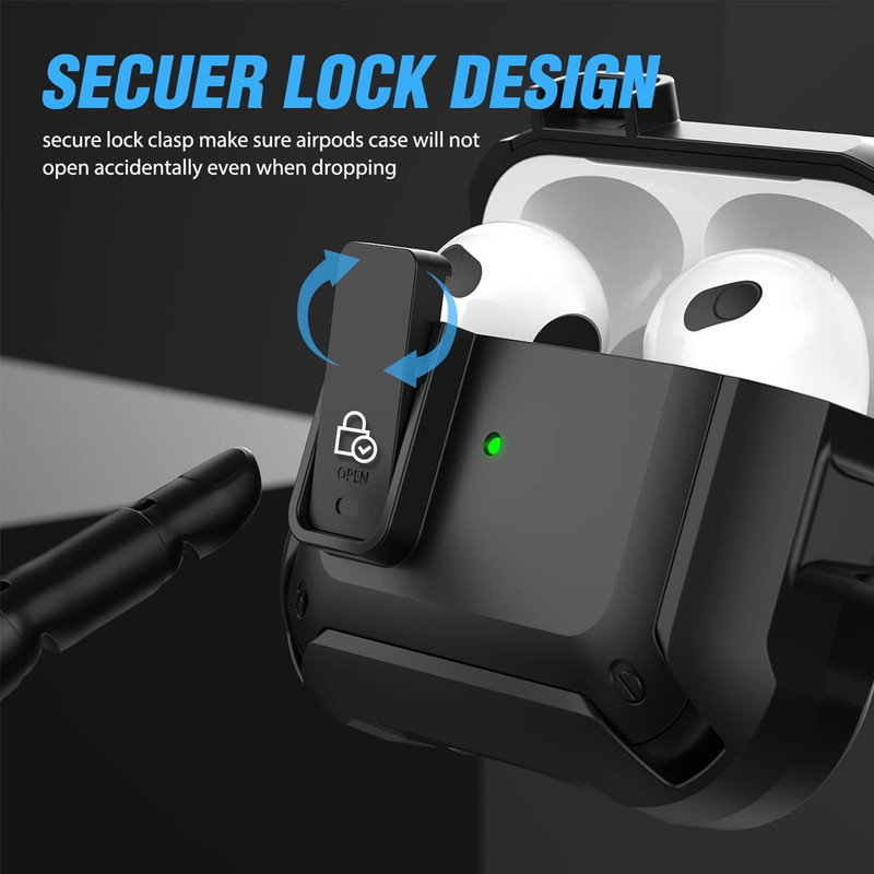 کاور قاب گارد مدل EGGSCA30 مناسب برای کیس اپل AirPods 4 / AirPods 4 ANC