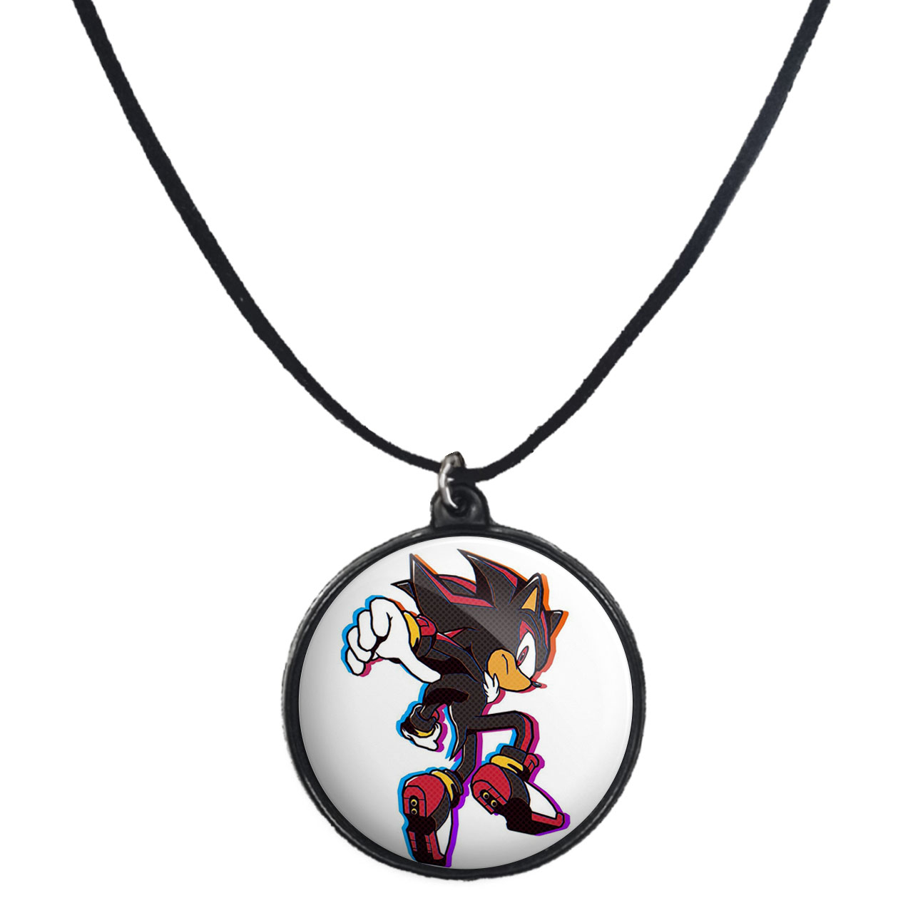 گردنبند پرمانه طرح سونیک کد pmb.14926 مدل دو طرفه