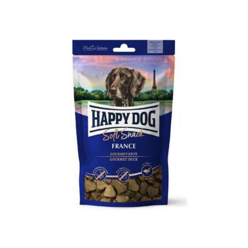  غذای تشویقی سگ هپی داگ مدل فرانسه وزن 100 گرم