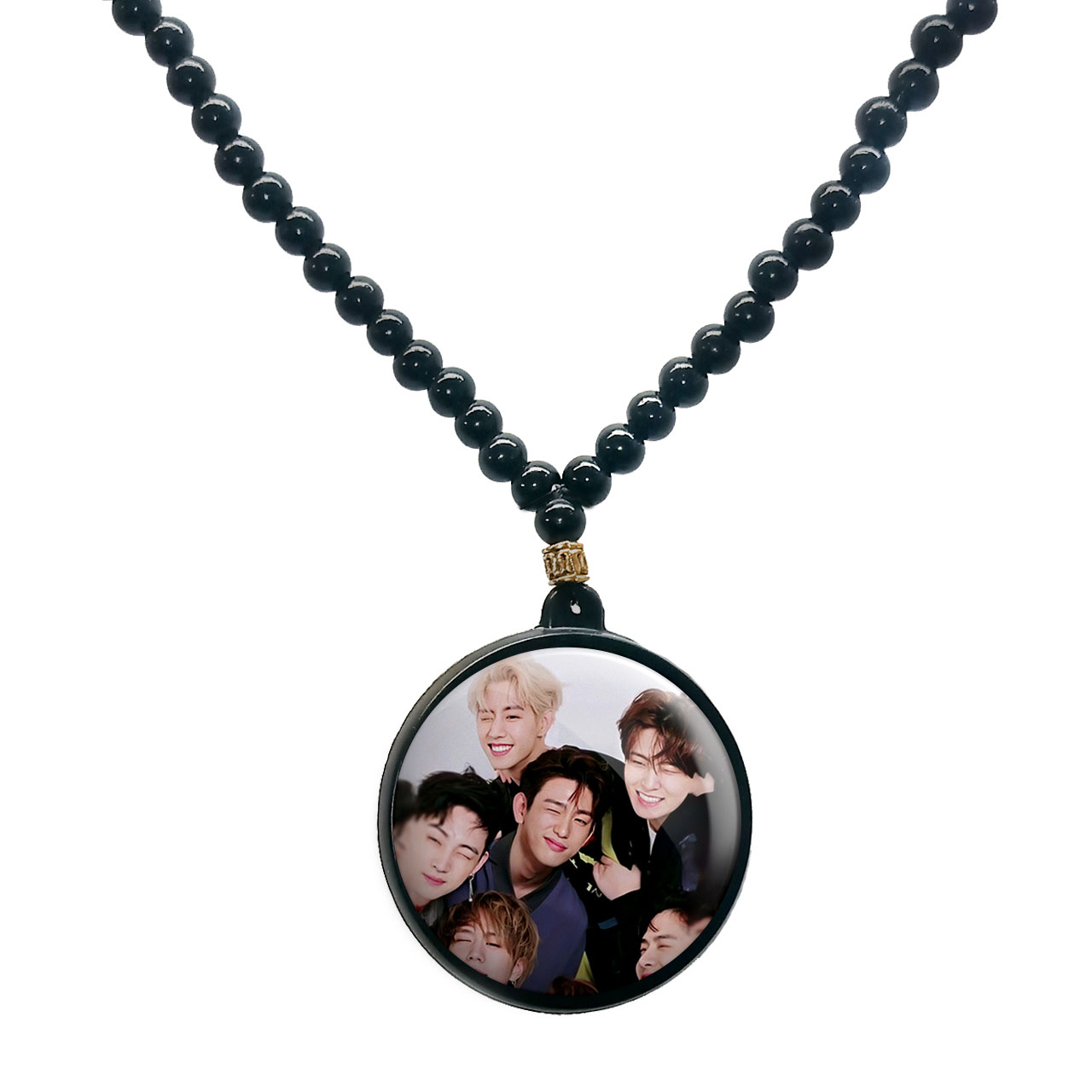 گردنبند پرمانه طرح GOT7 کد pmd.19060 مدل دو طرفه