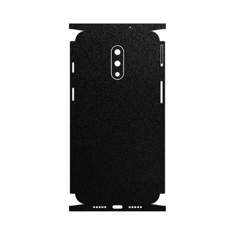 برچسب پوششی ماهوت مدل Black-Suede-FullSkin مناسب برای گوشی موبایل وان پلاس 7