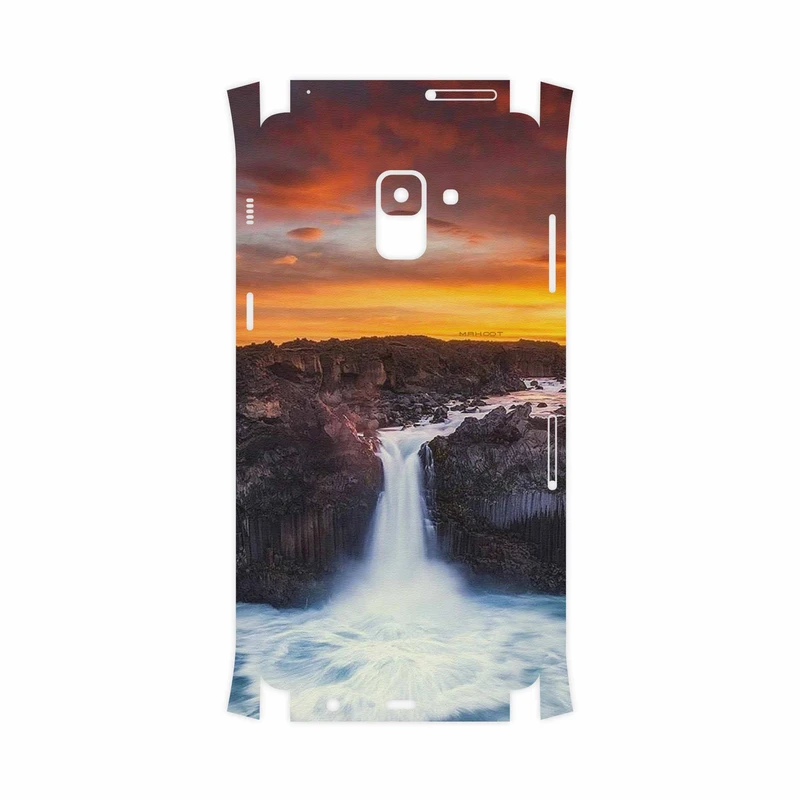 برچسب پوششی ماهوت مدل Waterfall-FullSkin مناسب برای گوشی موبایل سامسونگ Galaxy A8 Plus 2018