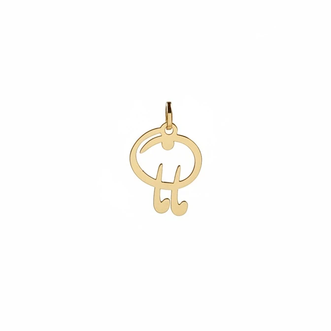 آویز گردنبند طلا 18 عیار زنانه نیکان گلد طرح مامان کد 6589