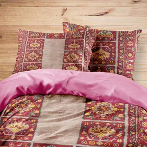 سرویس روتختی مدوپد طرح قالی کردستان نقشه قشقایی مدل C-Ghashghaee11 یک نفره 4 تکه