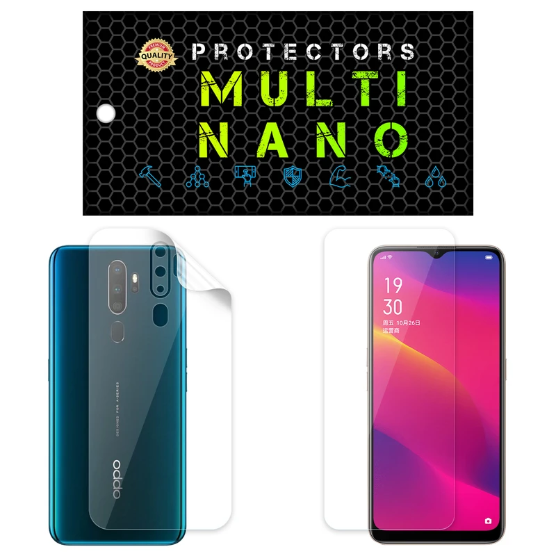محافظ صفحه نمایش مولتی نانو مدل X-SFT مناسب برای گوشی موبایل اوپو A11 به همراه محافظ پشت