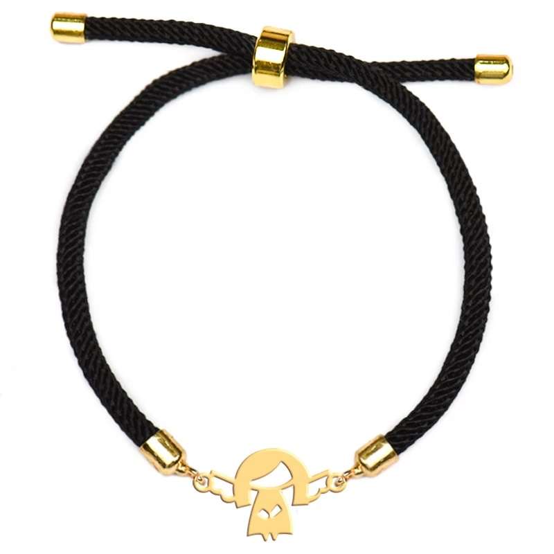 دستبند طلا 18 عیار دخترانه مدل 625