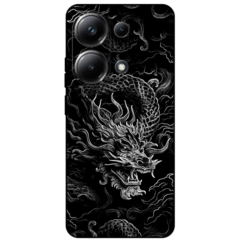 کاور مگافون طرح اژدها مدل 1897 مناسب برای گوشی موبایل شیائومی Poco M6 Pro