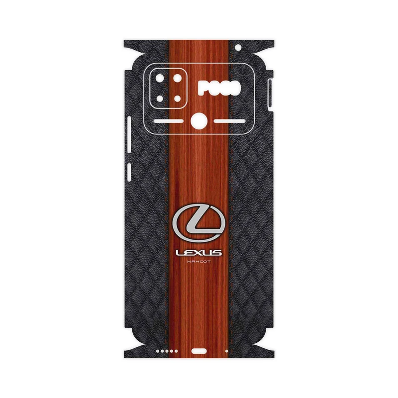 برچسب پوششی ماهوت مدل Lexus_Logo-FullSkin مناسب برای گوشی موبایل شیائومی Poco C40
