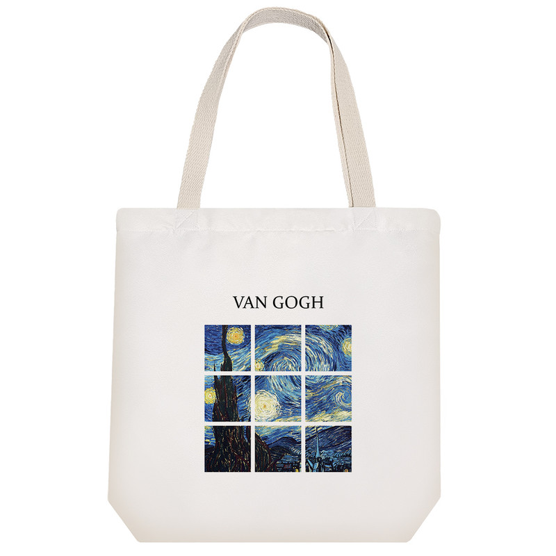 ساک خرید خندالو مدل شب پر ستاره ونگوگ کد 3046