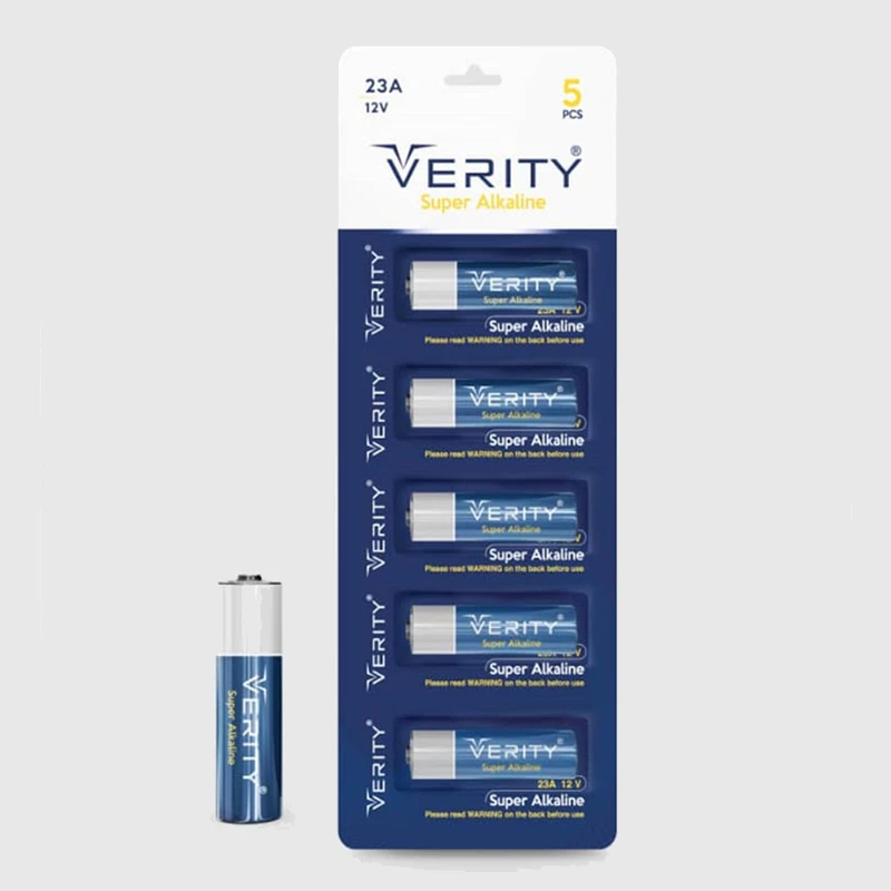 عکس شماره 4 : باتری 23a وریتی مدل ریموت بسته پنج عددی