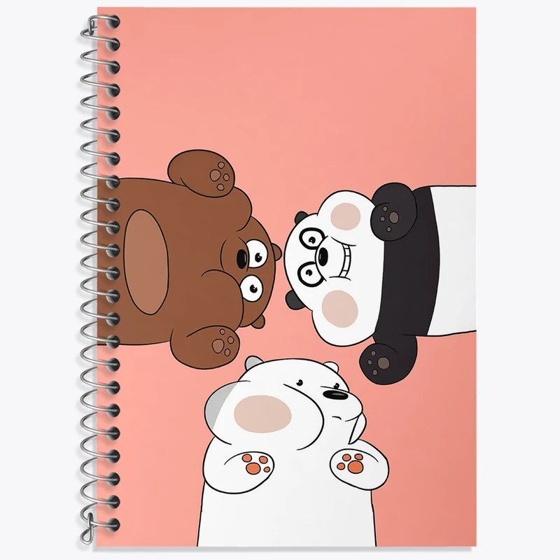 دفتر نت موسیقی 50 برگ خندالو طرح سه خرس کله پوک کد N5342