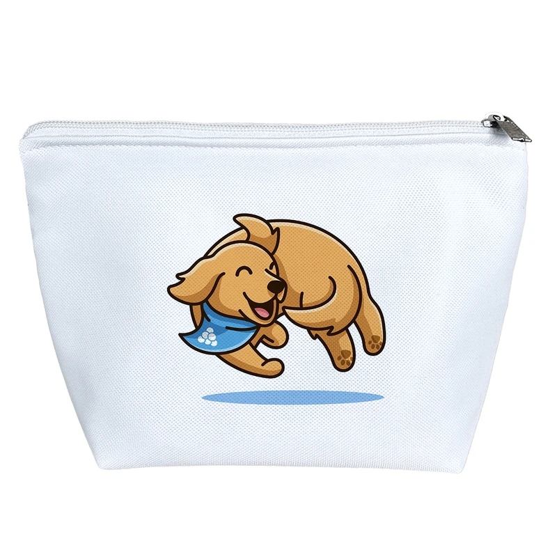 کیف لوازم آرایش دخترانه خندالو مدل سگ نژاد گلدن رتریور کد 2907