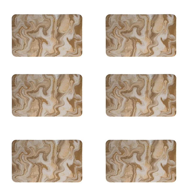 زیربشقابی طرح ابر و باد کد 8375 مجموعه 6 عددی