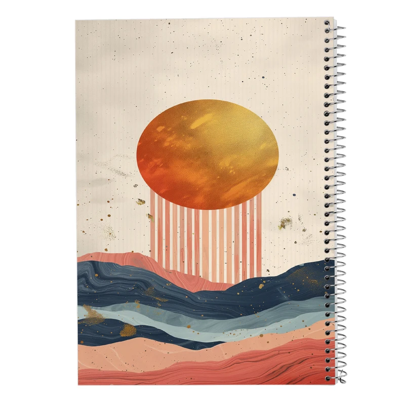 دفتر مشق 50 برگ مدوپد مدل ماه کد DF15500