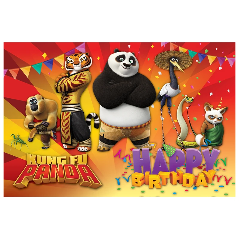 بنر تم تولد طرح پاندای کونگ فو کار کد 1062