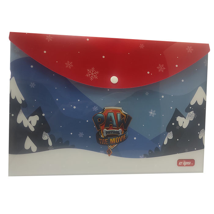 پوشه دکمه دار کلیپس طرح paw patrol