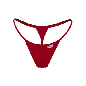 شورت زنانه فاینتو مدل استرینگ لامبادا کبریتی رنگ قرمز