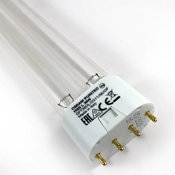 لامپ یووی سی 36 وات اسرام مدل PURITEC-HNS-L36W-UVC پایه 2G11