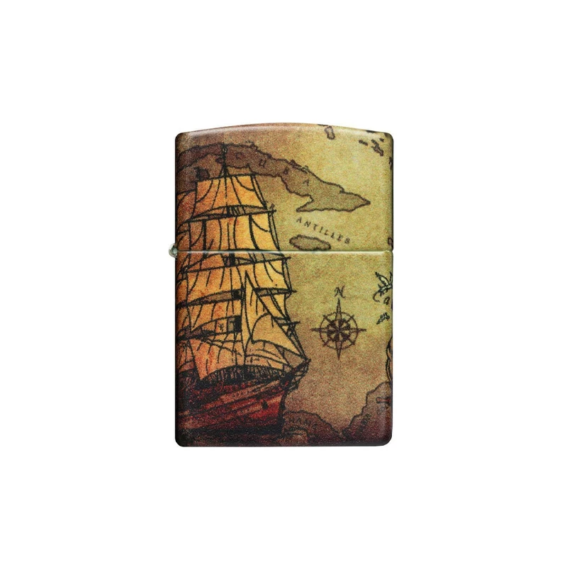 فندک زیپو مدل Pirate Ship Design کد 49355