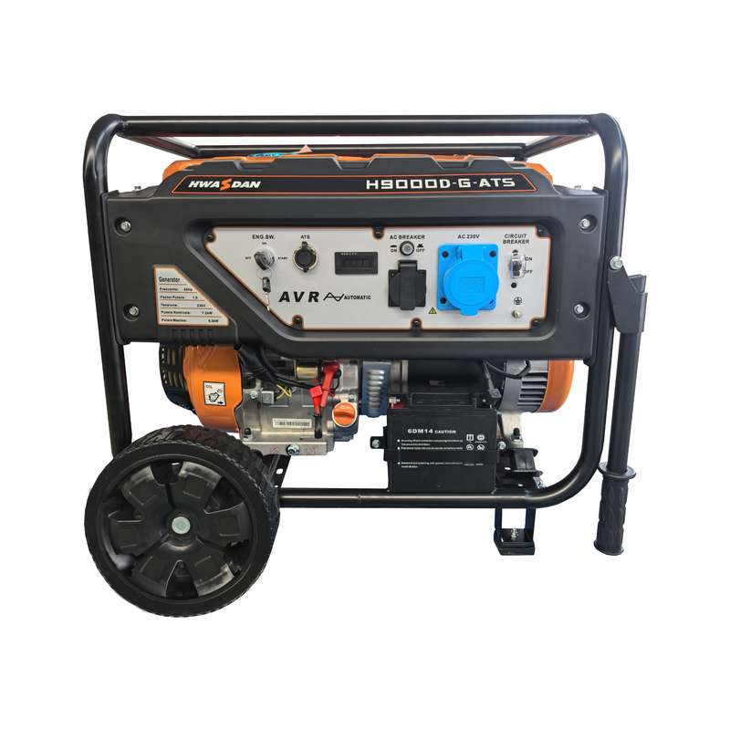موتور برق بنزینی 18 اسب بخار هواسدان مدل H9000D-G-ATS