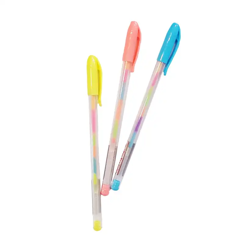 روان نویس مدل فسفری 7 رنگ بسته 3 عددی