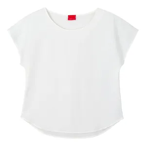 بلوز آستین تا روی شانه یقه گرد زنانه مدل 2283