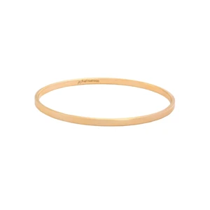 النگو طلا کم اجرت 18 عیار زنانه رضا گلد مدل آیینه ای سایز 2